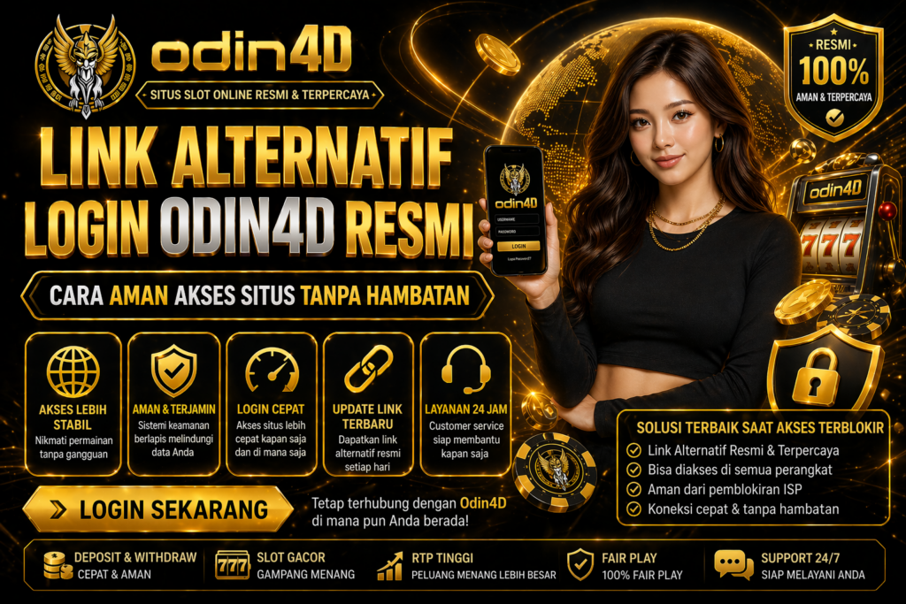 Link alternatif login Odin4D resmi