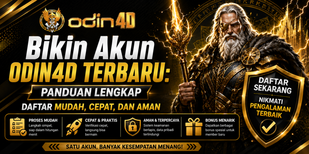 gamabr Bikin Akun Odin4D Terbaru