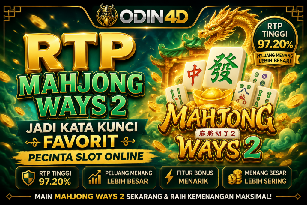 gambar RTP Mahjong Ways 2 di Odin4D