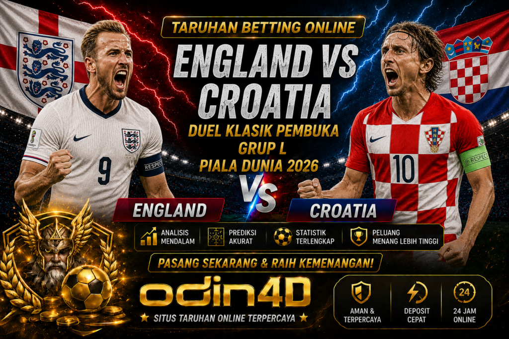 GAMBAR Pertandingan England vs Croatia