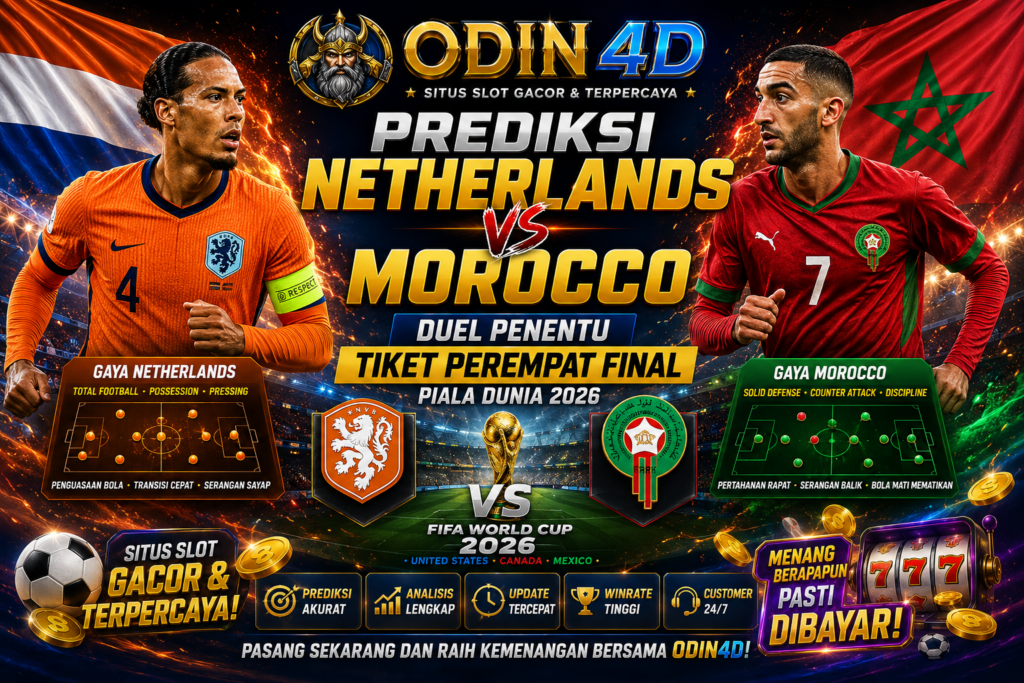 gambar Prediksi Netherlands vs Morocco