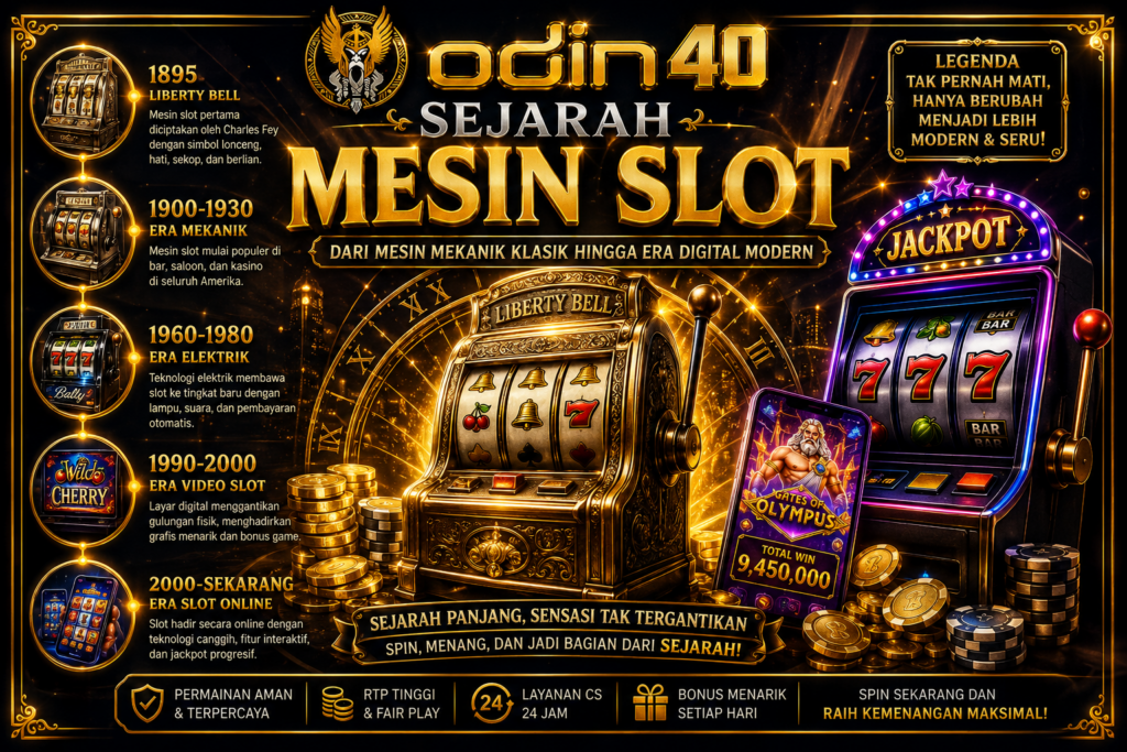 Sejarah Mesin Slot: Dari Liberty Bell hingga Mesin Digital Modern