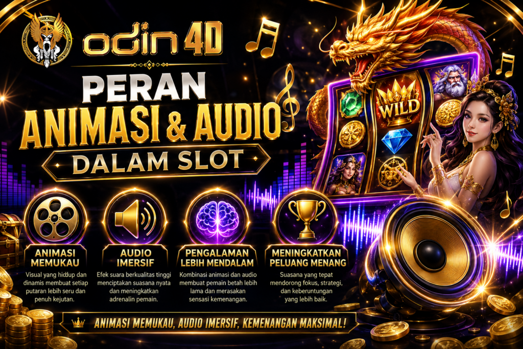 Peran Animasi dan Audio dalam Slot: Membangun Pengalaman Visual dan Suara yang Menarik