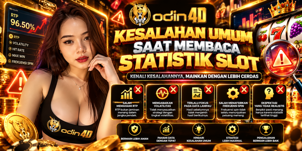 Kesalahan Umum Saat Membaca Statistik Slot
